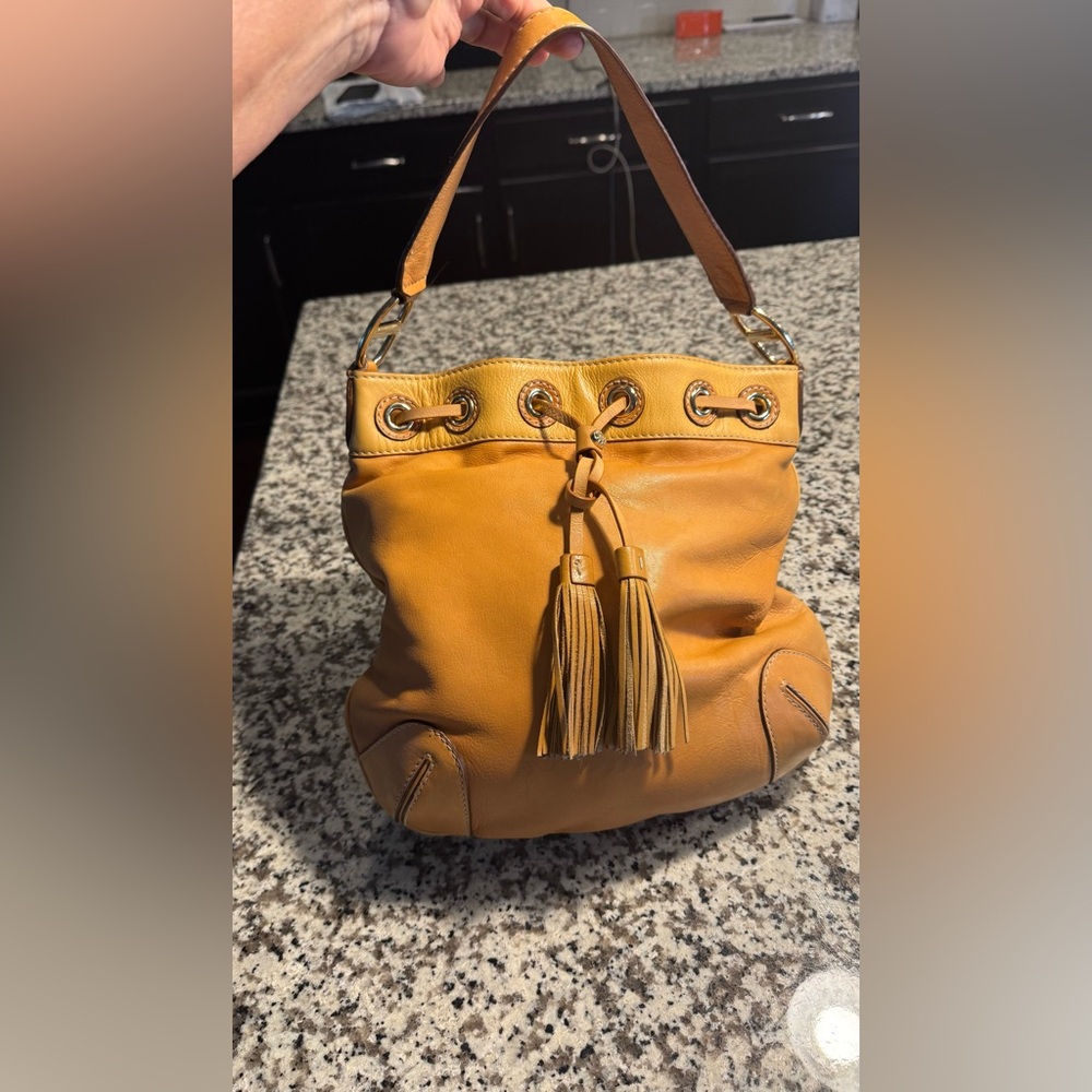 Michael Kors Butterscotch Bucket Shoulder Bag